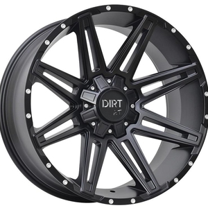 Kuva tuotteesta Statusfälgar D88 Flatblack Milled Rivets