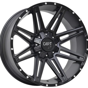 Kuva tuotteesta Statusfälgar D88 Flatblack Milled Rivets