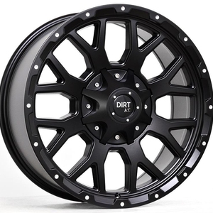 Kuva tuotteesta Statusfälgar D357 Flatblack Milled Rivets