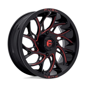 Kuva tuotteesta Statusfälgar D779 Runner Utv Gloss Black Milled Candy Red