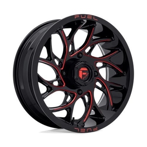 Kuva tuotteesta Statusfälgar D779 Runner Utv Gloss Black Milled Candy Red