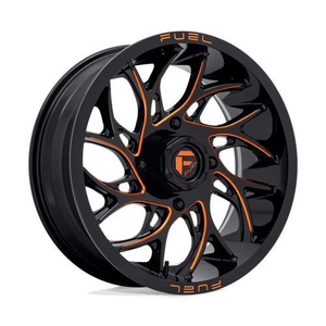 Kuva tuotteesta Statusfälgar D780 Runner Utv Gloss Black Milled Orange