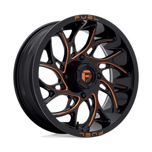 Kuva tuotteesta Statusfälgar D780 Runner Utv Gloss Black Milled Orange
