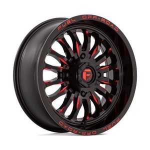 Kuva tuotteesta Statusfälgar D822 Arc Utv Gloss Black Milled Red