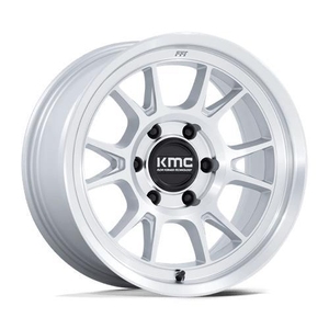 Kuva tuotteesta Statusfälgar Km729 Range Gloss Silver W/ Machined Face