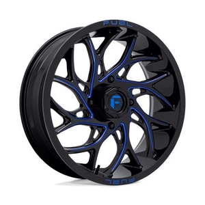Kuva tuotteesta Statusfälgar D778 Runner Utv Gloss Black Milled Candy Blue