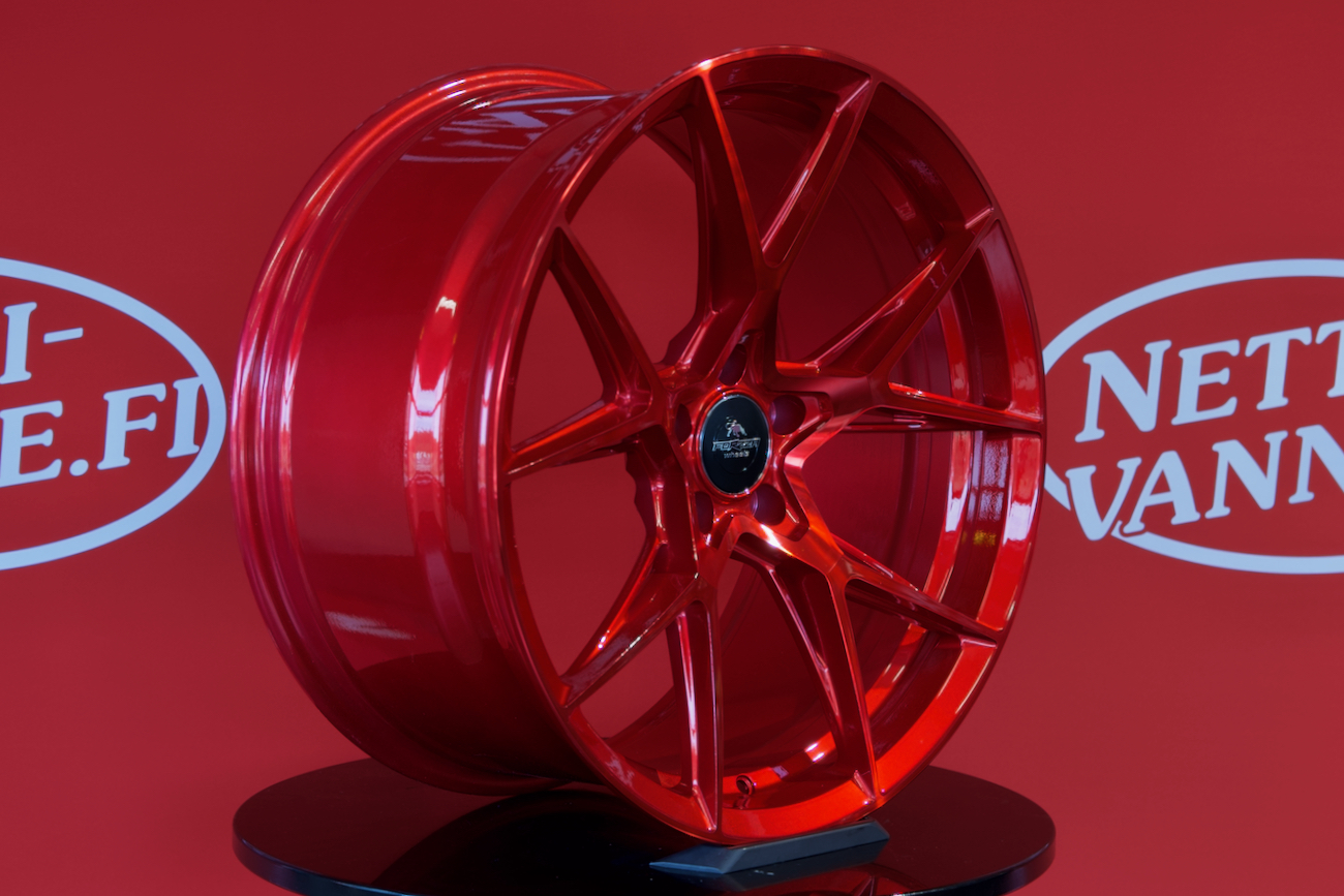 Forzza oregon candy red alumiinivanteet 8 5x19 5x120 et32 72 6 
